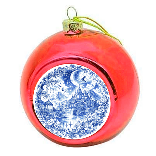 Velaris - colourful christmas bauble by Lilly Rose