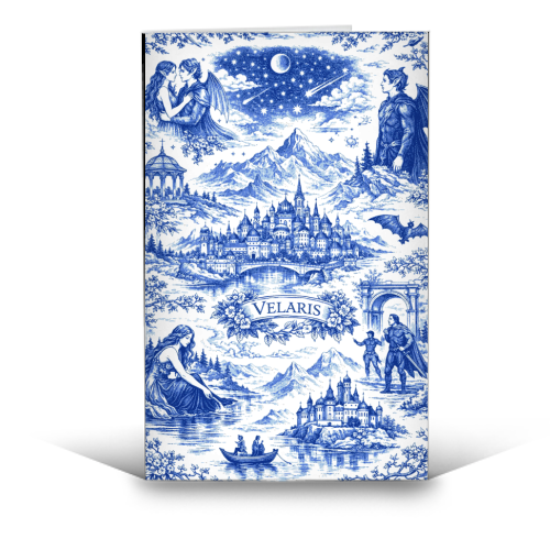 Velaris - funny greeting card by Lilly Rose