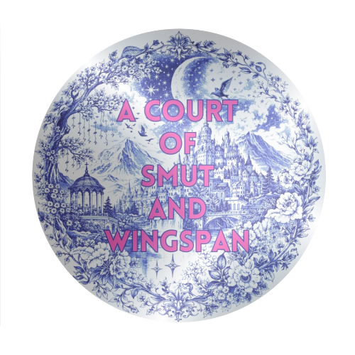 A Court of Smut and Wingspan - Circle Sticker by Lilly Rose