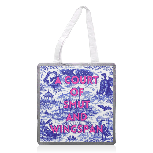 A Court of Smut and Wingspan - printed canvas tote bag by Lilly Rose