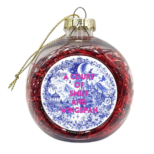 A Court of Smut and Wingspan - xmas bauble by Lilly Rose