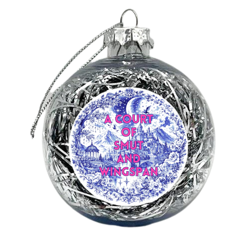 A Court of Smut and Wingspan - xmas bauble by Lilly Rose