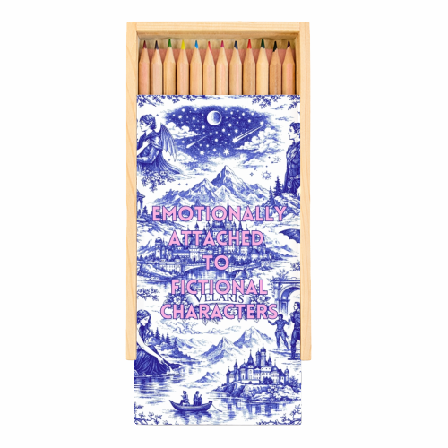 Emotionally Attached to Fictional Characters - Coloured Pencils with Box by Lilly Rose