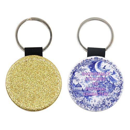 Emotionally Attached to Fictional Characters - keyring by Lilly Rose