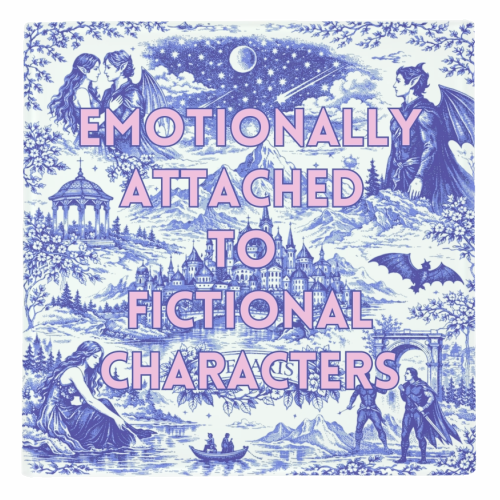 Emotionally Attached to Fictional Characters - personalised beer coaster by Lilly Rose