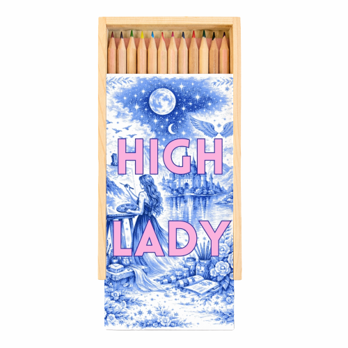 High Lady - Coloured Pencils with Box by Lilly Rose