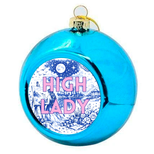 High Lady - colourful christmas bauble by Lilly Rose