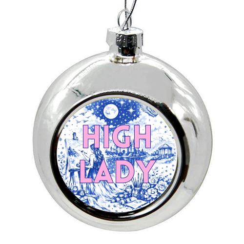 High Lady - colourful christmas bauble by Lilly Rose