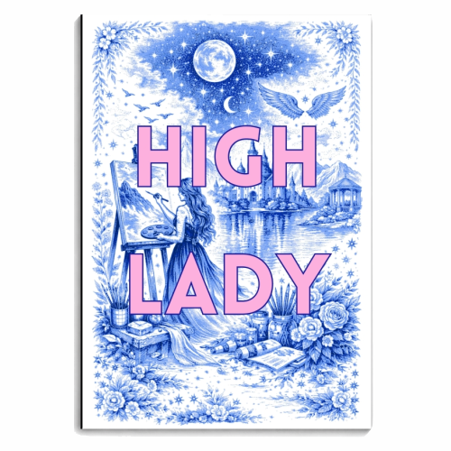 High Lady - personalised A4, A5, A6 notebook by Lilly Rose