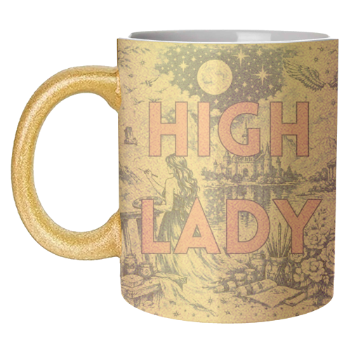 High Lady - unique mug by Lilly Rose