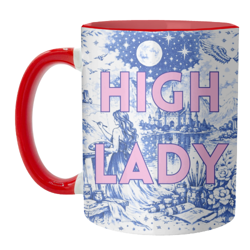High Lady - unique mug by Lilly Rose