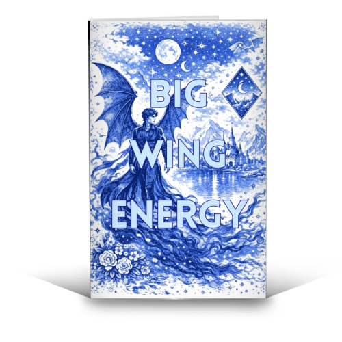 Big Wing Energy - funny greeting card by Lilly Rose