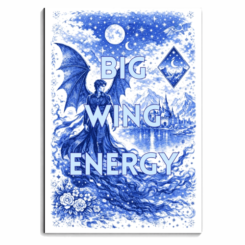 Big Wing Energy - personalised A4, A5, A6 notebook by Lilly Rose