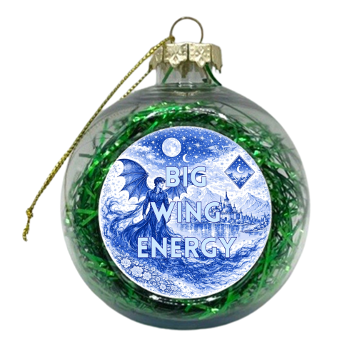 Big Wing Energy - xmas bauble by Lilly Rose