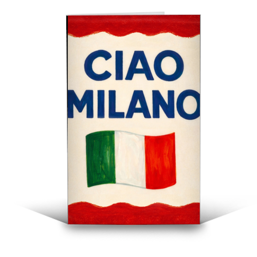 Ciao Milano - funny greeting card by Ms Doodle