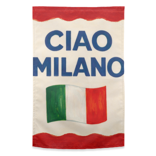 Ciao Milano - funny tea towel by Ms Doodle