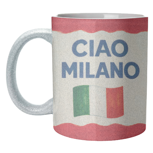 Ciao Milano - unique mug by Ms Doodle