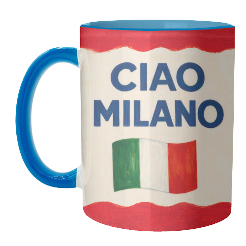 Ciao Milano - unique mug by Ms Doodle