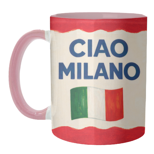 Ciao Milano - unique mug by Ms Doodle
