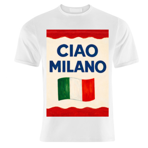 Ciao Milano - unique t shirt by Ms Doodle