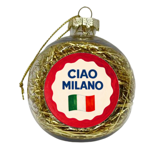 Ciao Milano - xmas bauble by Ms Doodle