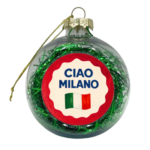 Ciao Milano - xmas bauble by Ms Doodle