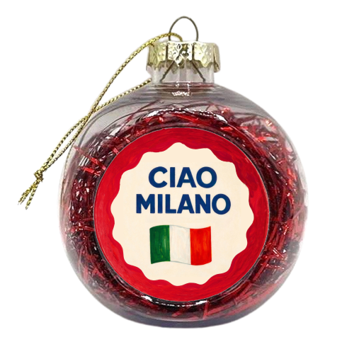 Ciao Milano - xmas bauble by Ms Doodle