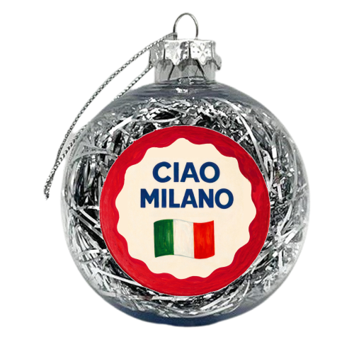 Ciao Milano - xmas bauble by Ms Doodle