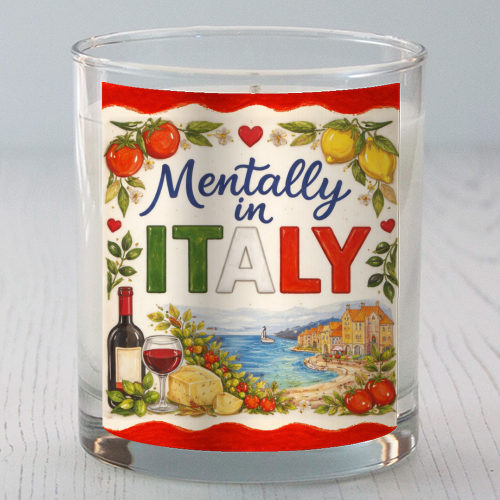 Mentally in Italy - scented candle by Ms Doodle