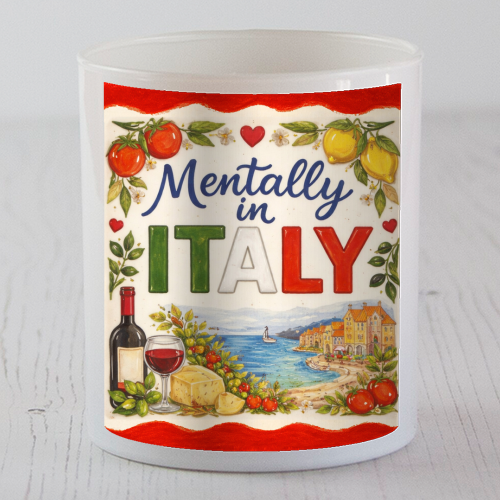 Mentally in Italy - scented candle by Ms Doodle