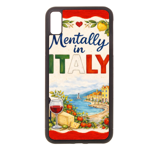 Mentally in Italy - stylish phone case by Ms Doodle