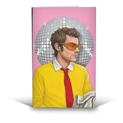 HARRY DISCO OCCASIONALLY - funny greeting card by Claire Atwood