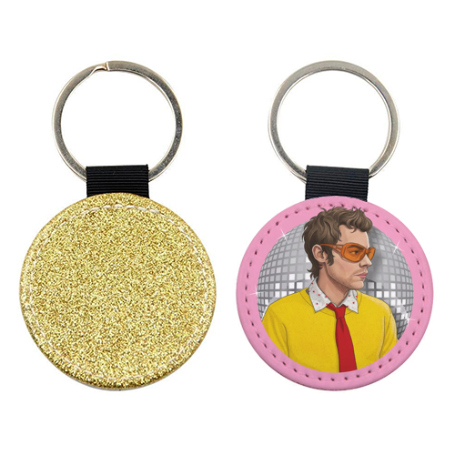 HARRY DISCO OCCASIONALLY - keyring by Claire Atwood