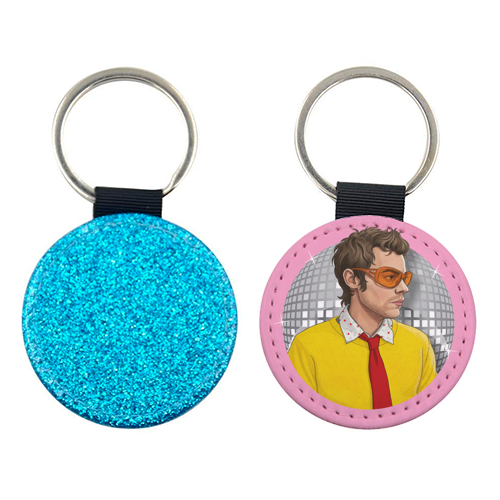HARRY DISCO OCCASIONALLY - keyring by Claire Atwood