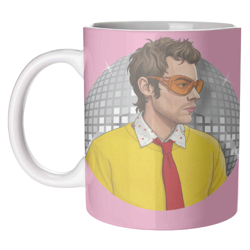 HARRY DISCO OCCASIONALLY - unique mug by Claire Atwood