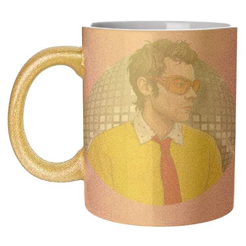 HARRY DISCO OCCASIONALLY - unique mug by Claire Atwood