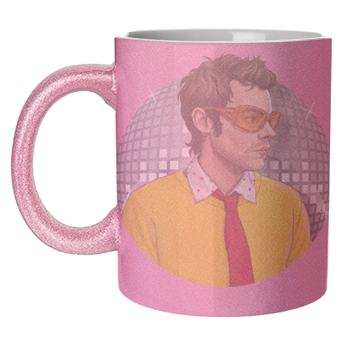 HARRY DISCO OCCASIONALLY - unique mug by Claire Atwood