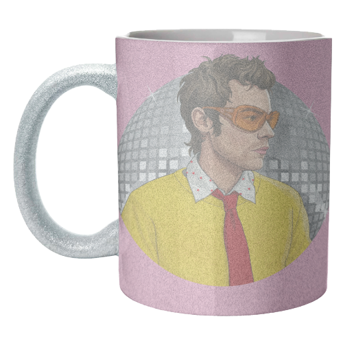 HARRY DISCO OCCASIONALLY - unique mug by Claire Atwood