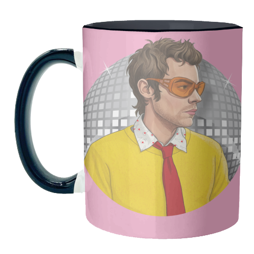 HARRY DISCO OCCASIONALLY - unique mug by Claire Atwood