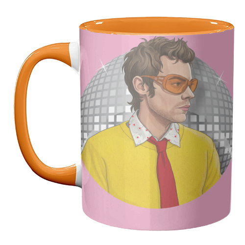 HARRY DISCO OCCASIONALLY - unique mug by Claire Atwood