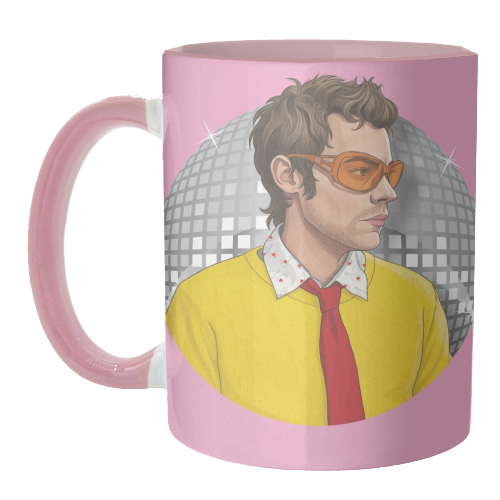 HARRY DISCO OCCASIONALLY - unique mug by Claire Atwood