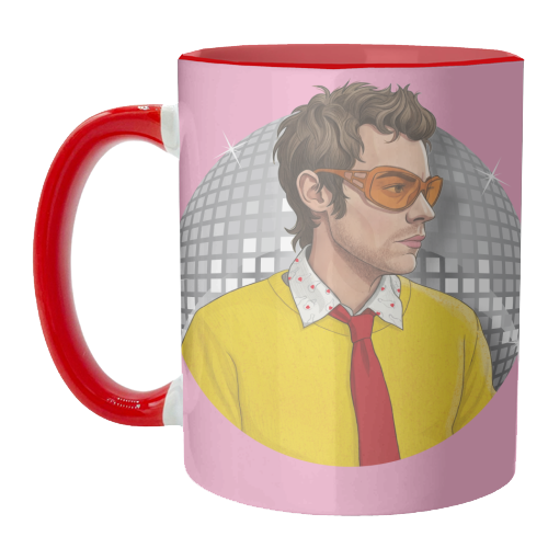 HARRY DISCO OCCASIONALLY - unique mug by Claire Atwood