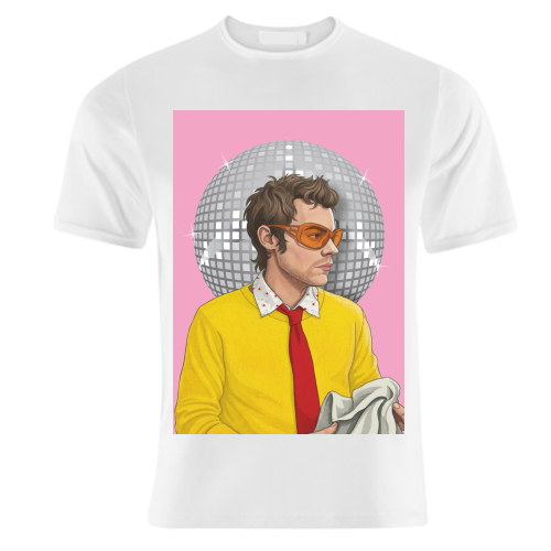 HARRY DISCO OCCASIONALLY - unique t shirt by Claire Atwood