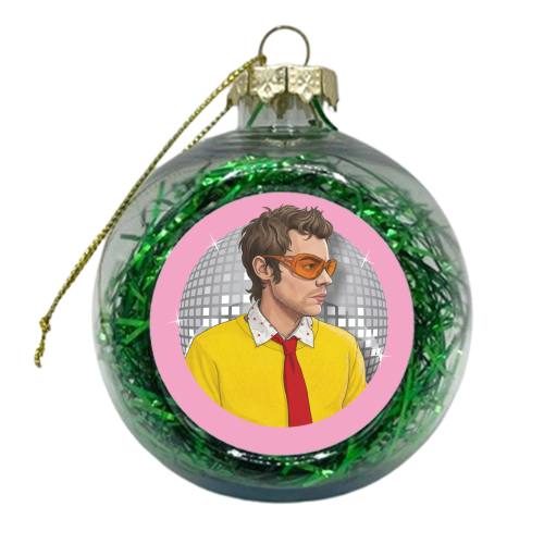 HARRY DISCO OCCASIONALLY - xmas bauble by Claire Atwood