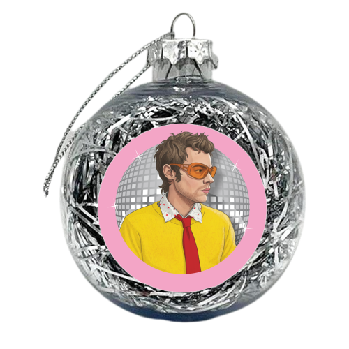 HARRY DISCO OCCASIONALLY - xmas bauble by Claire Atwood