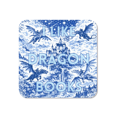 I LIKE DRAGON BOOKS - Magnet by Lilly Rose