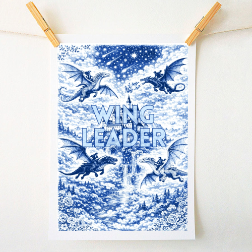 Wingleader - A1 - A4 art print by Lilly Rose