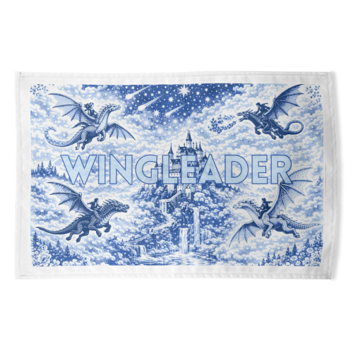 Wingleader - funny tea towel by Lilly Rose