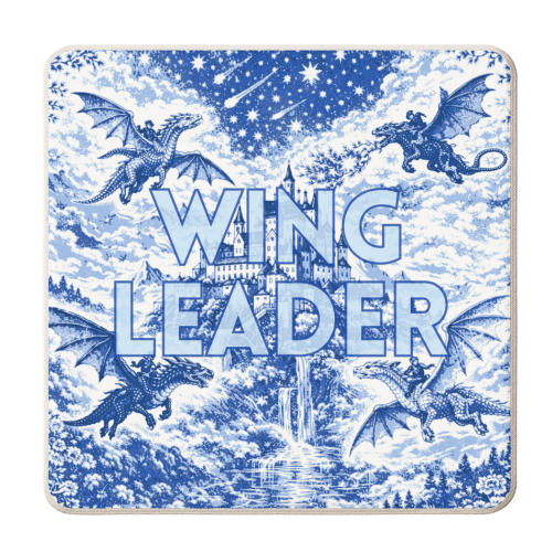 Wingleader - personalised beer coaster by Lilly Rose