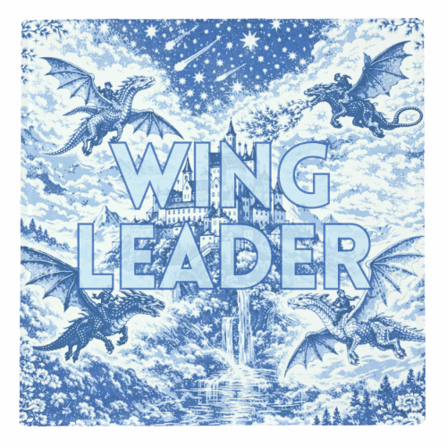 Wingleader - personalised beer coaster by Lilly Rose